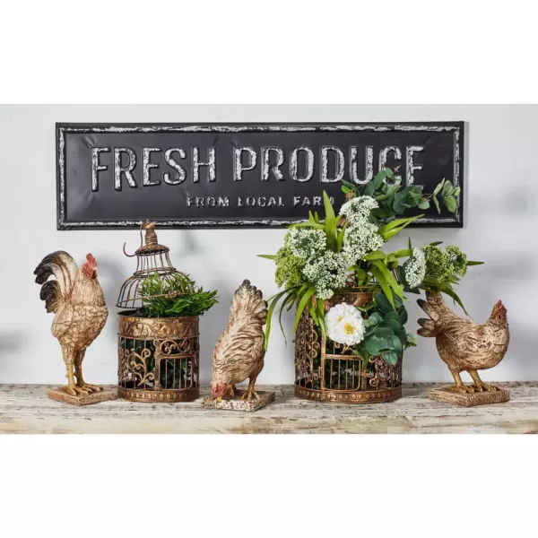 LITTON LANE FRESH PRODUCE FROM LOCAL FARM Iron Decorative Sign